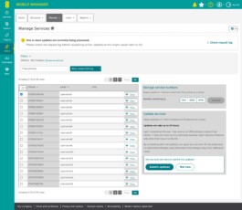 Update services con il messaggio di conferma: tempi fino a 24 ore in evidenza e i bottoni Submit updates e Not now 