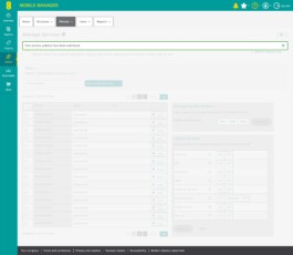 Messaggio di conferma: Your service updates have been submitted 