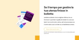 Sezione della homepage: Se il tempo per gestire la tua utenza finisse in bolletta 