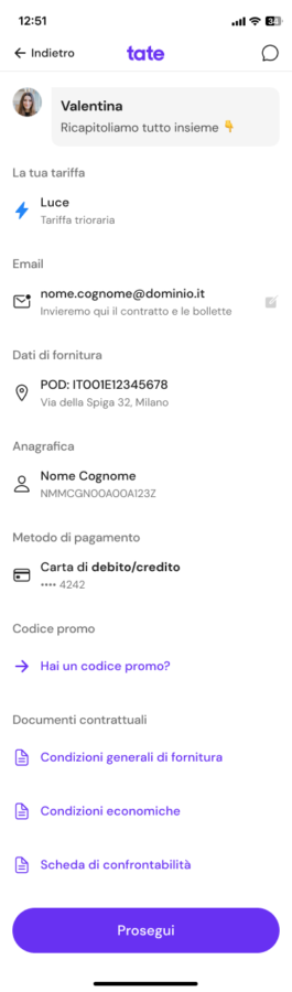 Schermata 15 del percorso: riepilogo 