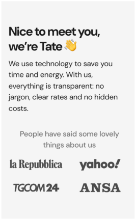 Landing page for invitation recipients, part 2 of 9 